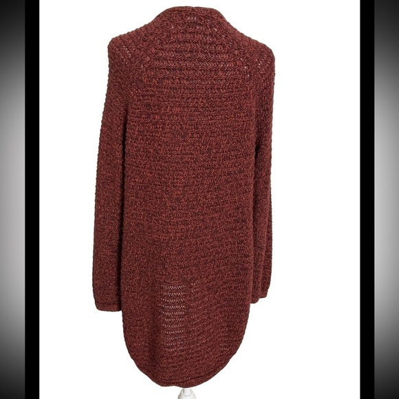American Eagle Fall Tones Knit Open Front Cardigan Sweater Small - Picture 4 of 4